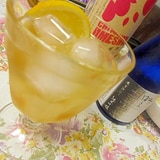 梅酒×日本酒のレモン風味カクテル